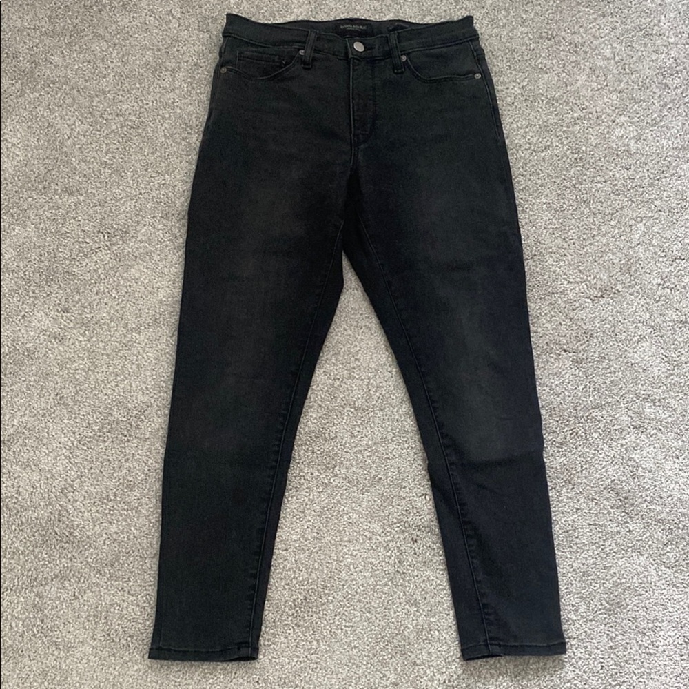 Banana Republic Faded Black Skinny Jeans